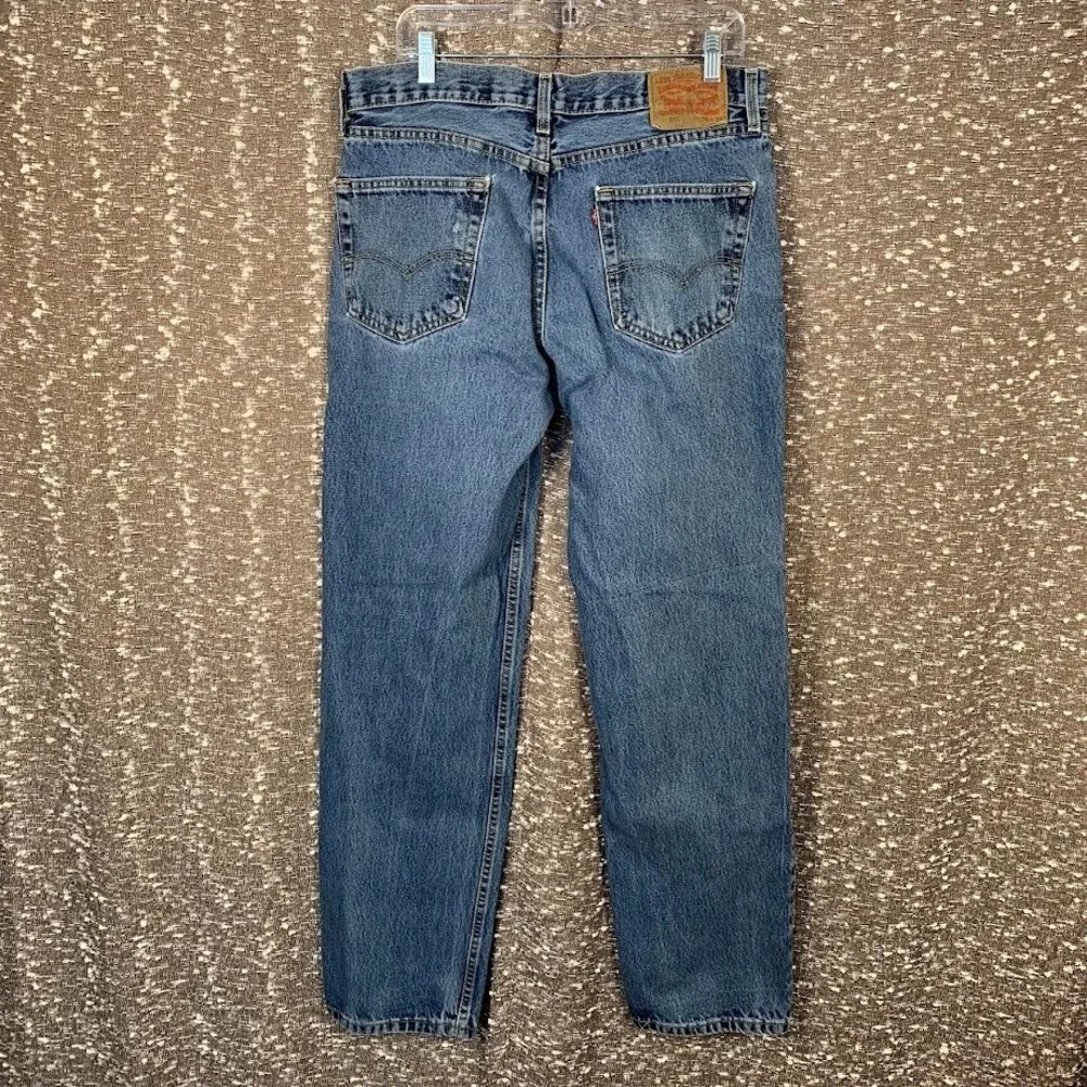 Levi's 550 Jeans Men's‎ 34x34 Blue Cotton Denim Tapered Leg Workwear